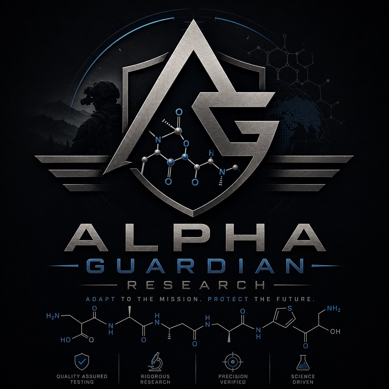 Alpha Guardian Research brand artwork